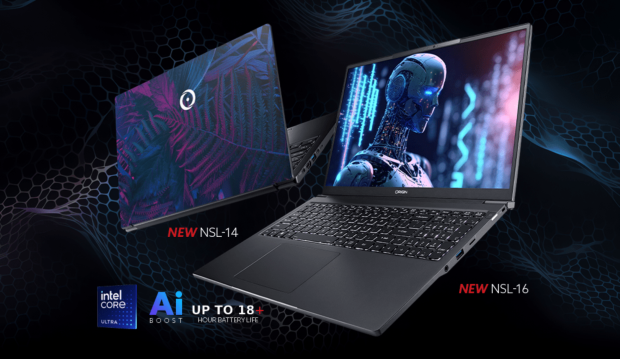 ORIGIN PC unveils NSL-14 and NSL-16 workstation laptops with new Intel Core Ultra 7 CPUs