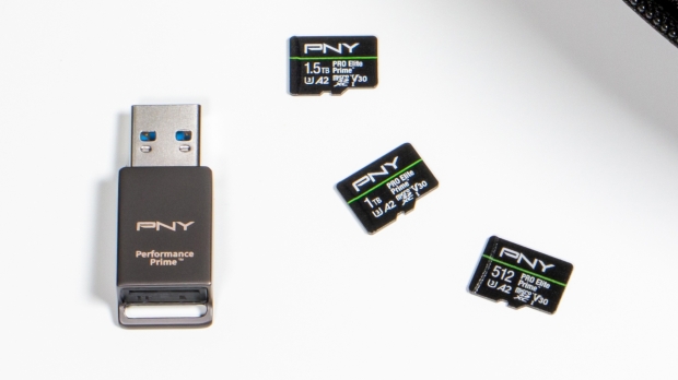 PNY's new PRO Elite Prime microSD card, up to 1.5TB for pros and gamers