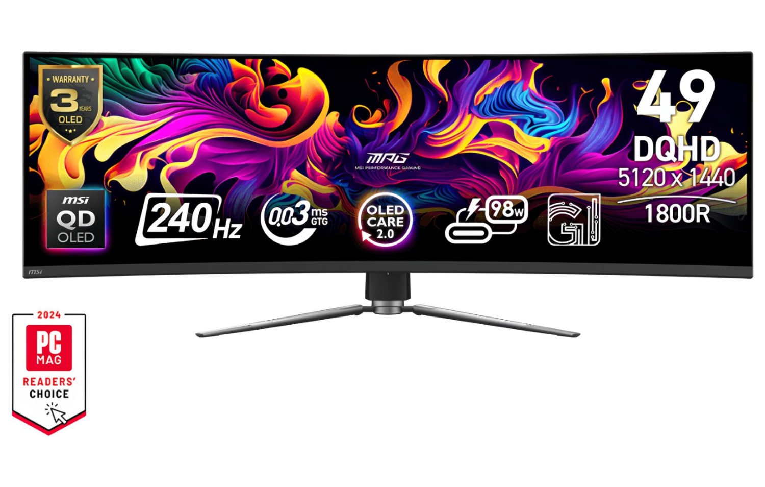 MSI launches its new 49-inch super ultrawide QD-OLED gaming