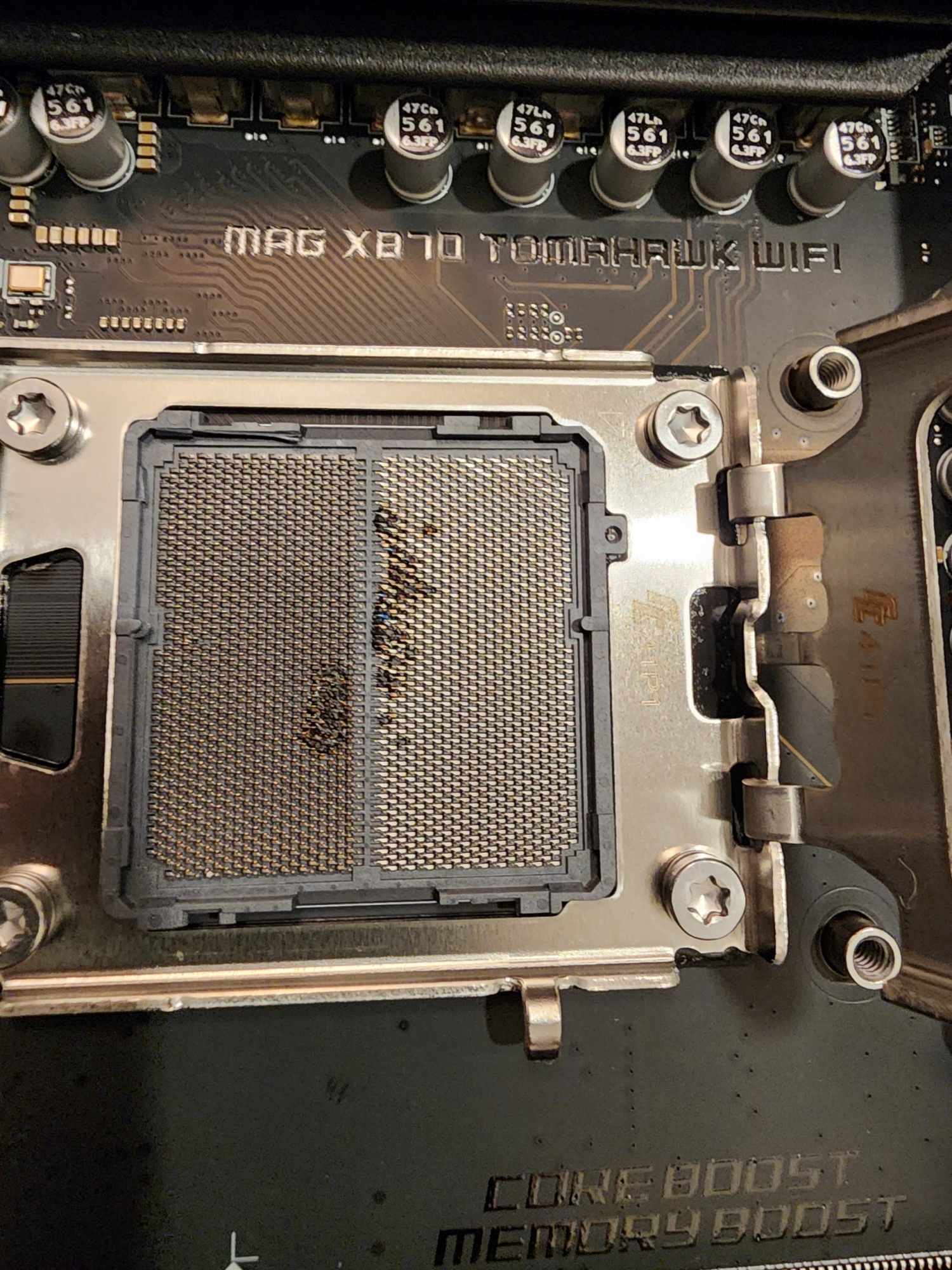 AMD Ryzen 7 9800X3D CPU + AM5 socket burned out, both