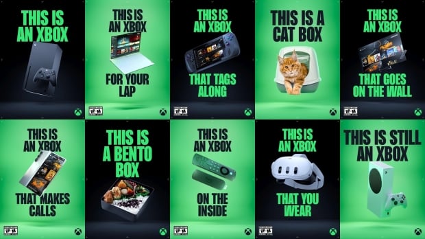 Xbox's new marketing campaign says phones, TVs, and laptops are all Xboxes