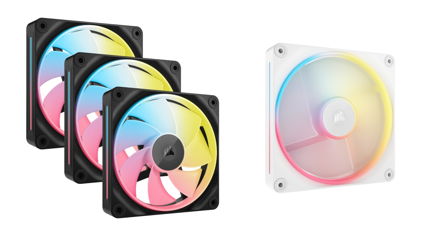 Corsair's new LX-R RGB fan feature 18 individually addressable RGB LEDs