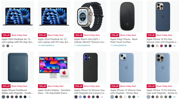 Apple products heavily discounted for Black Friday, savings of up to 23% 6561156