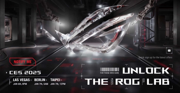 ASUS at CES 2025: ROG event on January 6, Always Incredible event on January 7