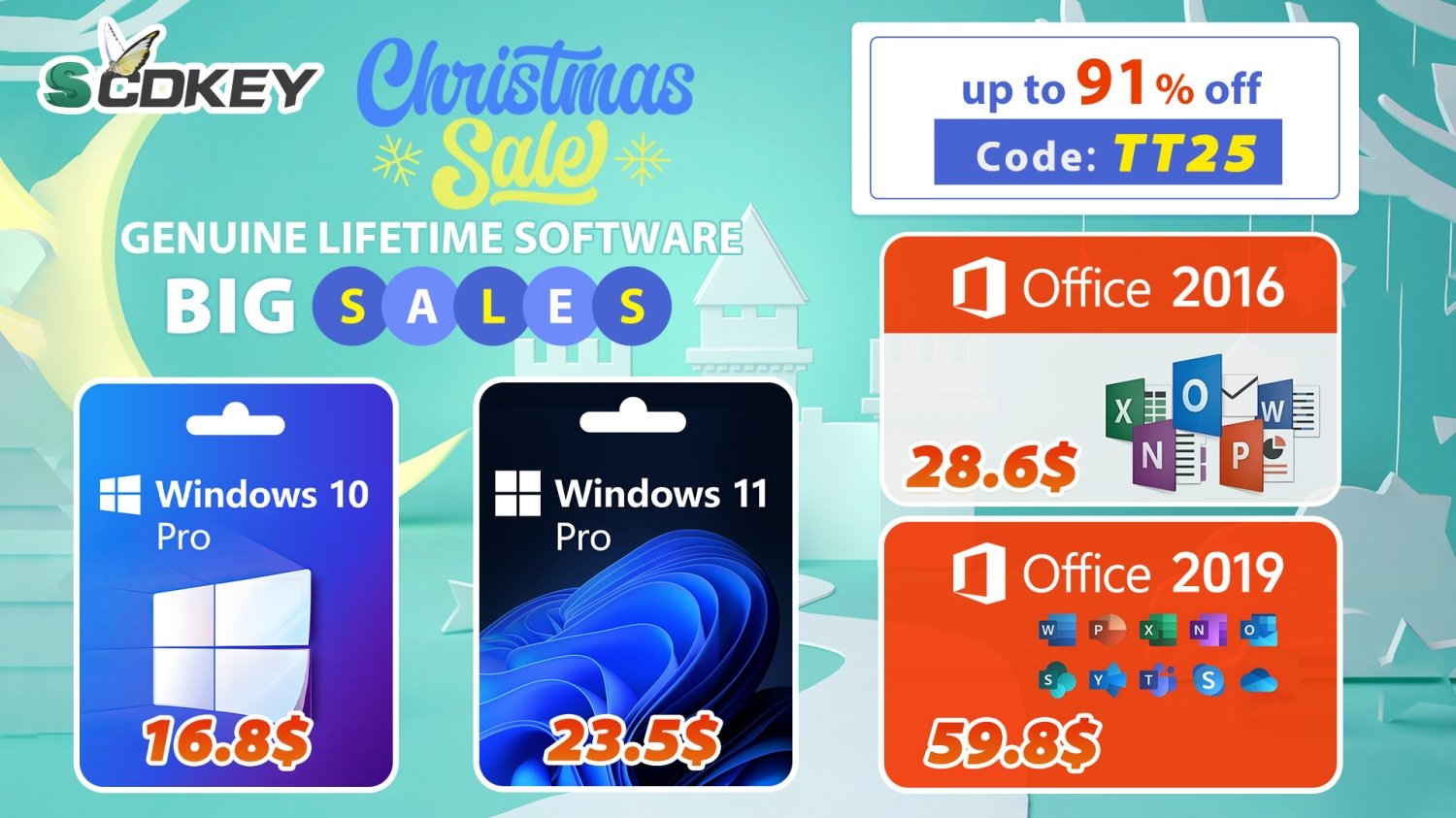 Scdkey Brings Festive Cheer With Windows Pro For And More Exclusive Christmas Deals