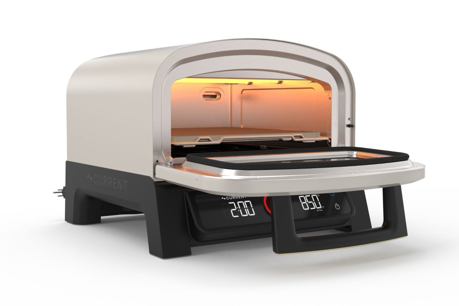 Current Backyard Model P smart pizza oven cooks pizza in under 2 minutes, costs 9