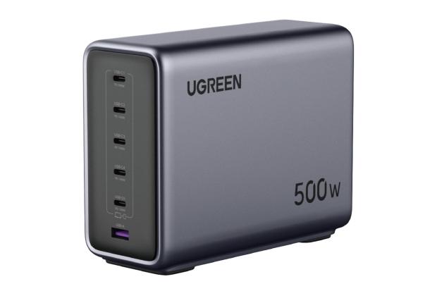 Ugreen's nieuwe Nexode Desktop Charger 500W: kan 5 laptops tegelijk opladen, zelfs uw e-bike 65