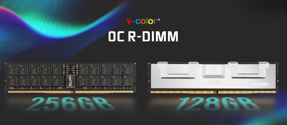 V-color unveils first overclockable 256GB DDR5 module