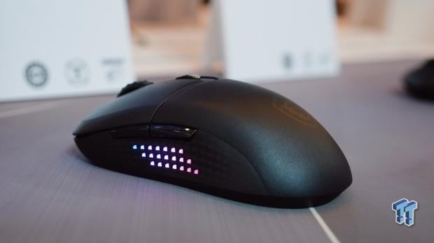 MSI's new affordable VERSA 300 wireless gaming mouse is lightweight and comfortable.