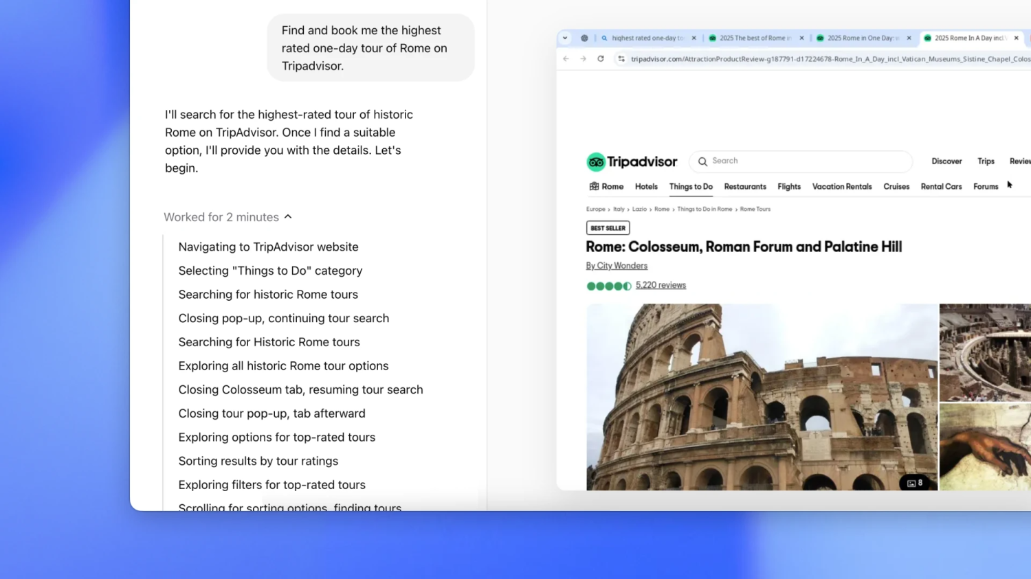 TweakTown Enlarged Image - The user-interface for Operator (Image: OpenAI) 