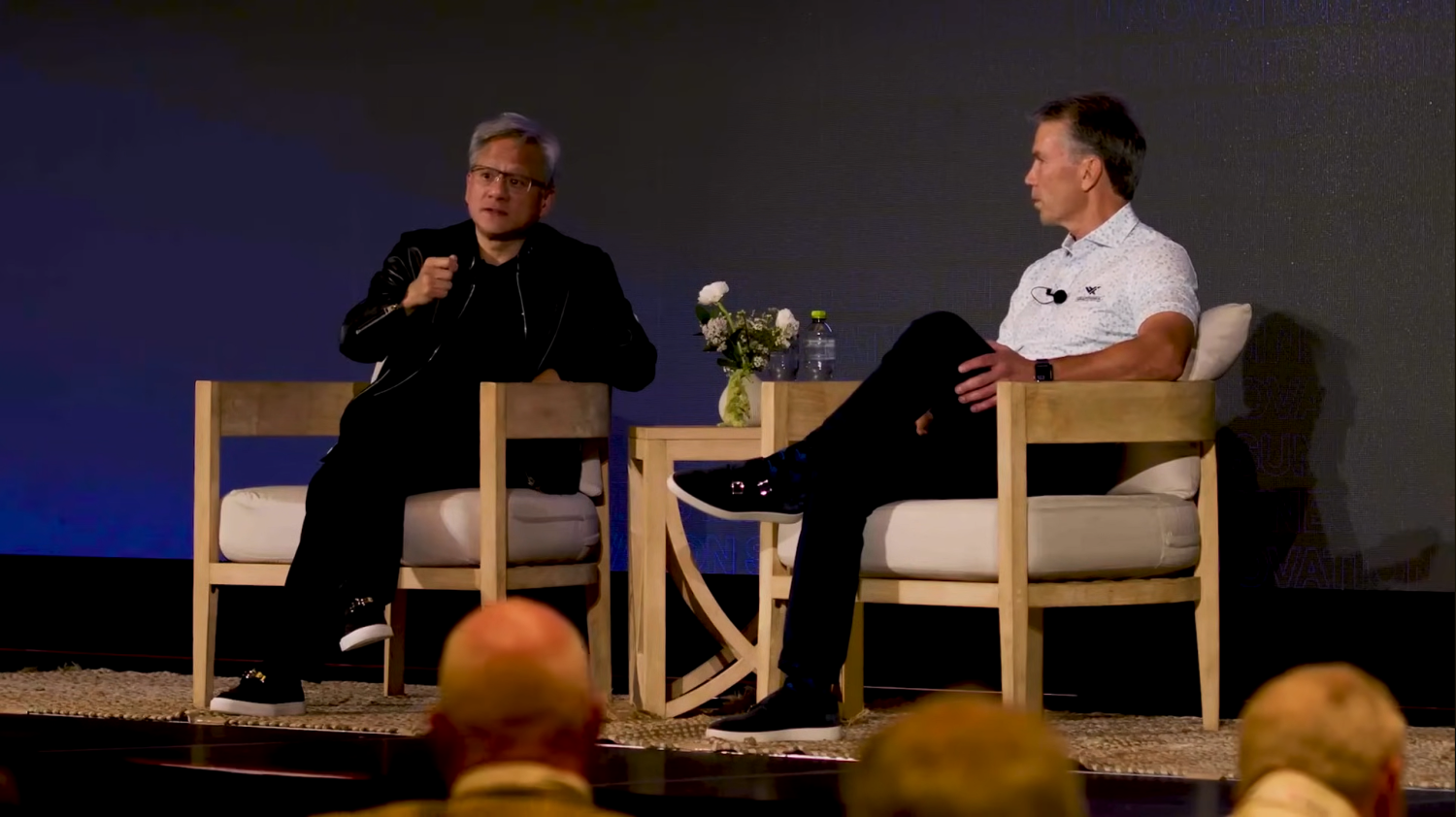 TweakTown Enlarged Image - Jensen Huang in his interview with World Wide Technology (Credit: WWT)