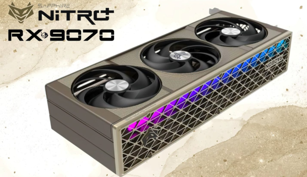 SAPPHIRE Radeon RX 9070 series 'Nitro+' custom RDNA 4 spotted: triple-slot, hidden connectors