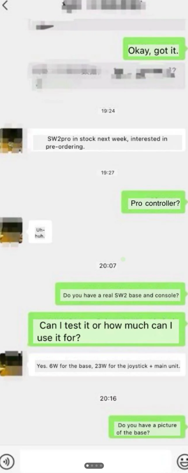 Nintendo Switch 2 allegedly being sold underground for an