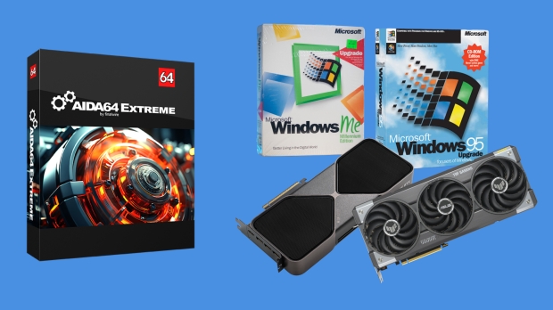 AIDA64 Updated - GeForce RTX 50 Series support is in, Windows 95 support is out