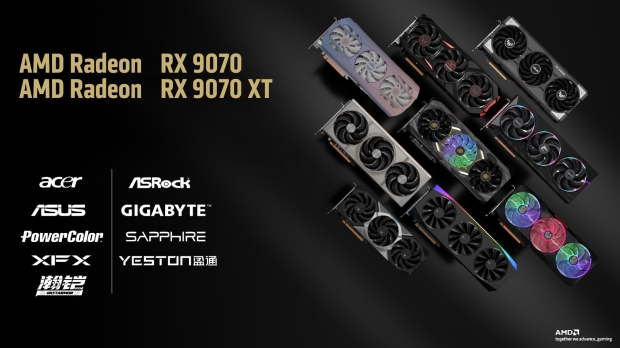 AMD's official benchmarks for the Radeon RX 9070 XT and RX 9070 across 30+ games