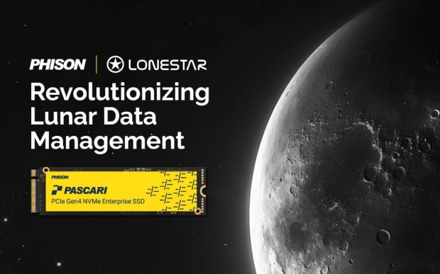 Phison's new Pascari enterprise-grade SSD launches on a rocket, lands on the moon on March 4