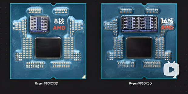 Check out this beautiful die shot of AMD's just-released Ryzen 9 9950X3D CPU 35