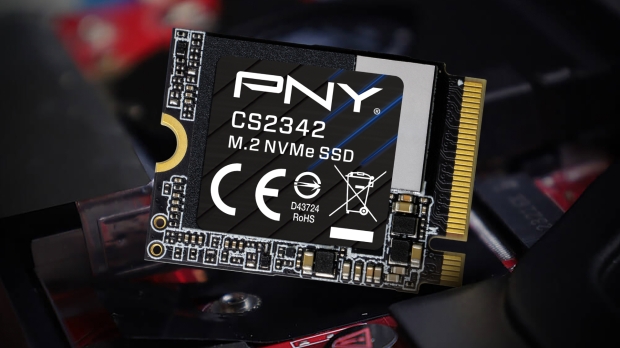 PNY's new CS2342 M.2 2230 NVMe is designed to integrate seamlessly into portable PC gaming handhelds, image credit: PNY