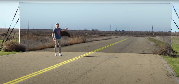 Tesla Autopilot crash test against wall painted to look like a road