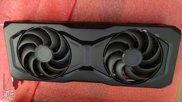 Purported reference design of an AMD RX 9070, which if it isn't fake, is likely a prerelease sample (Image Credit: Chiphell)