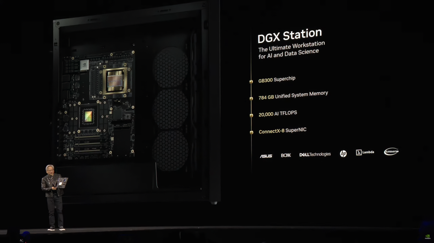 NVIDIA DGX Spark, DGX Station: desktop AI PC with datacenter