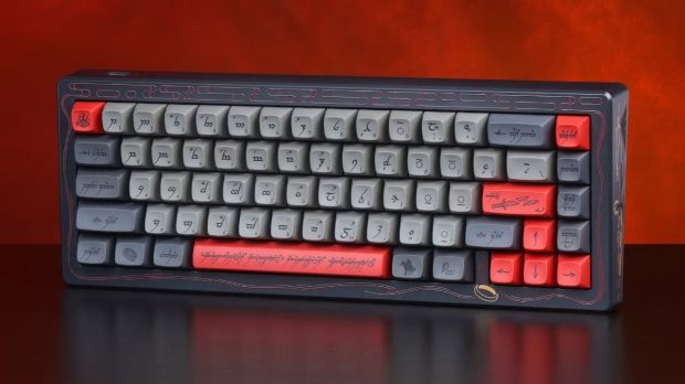Channel the Dark Lord with these new Drop + The Lord of the Rings Black Speech keyboards 3