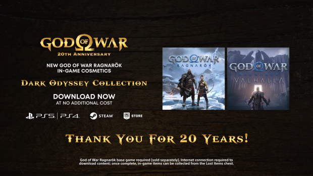 PlayStation unveils new God of War DLC in celebration of 20th anniversary, released March 20 123132