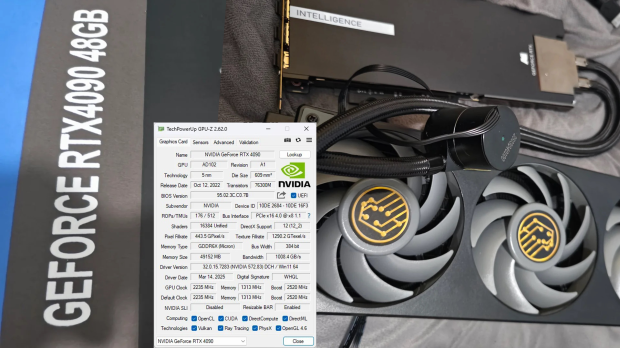 NVIDIA GeForce RTX 4090 modded with 48GB VRAM sells for $3400 in China, includes AIO cooler