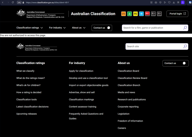 Australian Ratings Board (ACB) removes Silent Hill f classification