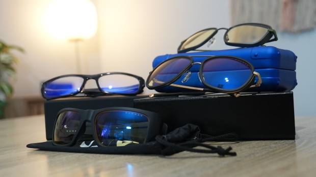 GUNNARS collection: Overwatch, Tahoe, Dume Gold blue light glasses showcase