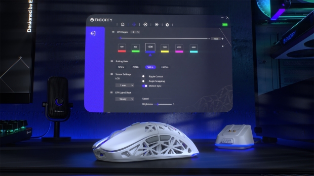 The new LIV Plus Wireless Onyx White gaming mouse, image credit: ENDORFY.