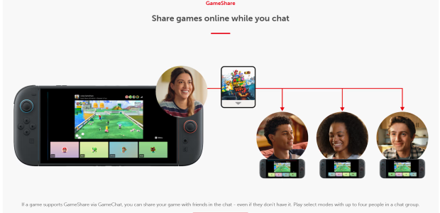 Switch 2's new GameShare: buy 1 game, share it with 3 friends online 18