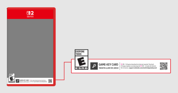 Nintendo confirms some Switch 2 game cards won't carry the game 65165615