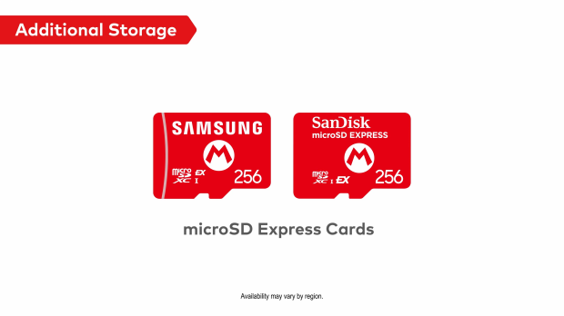 Nintendo Switch 2 game load speed increased by 4x with a new microSD card