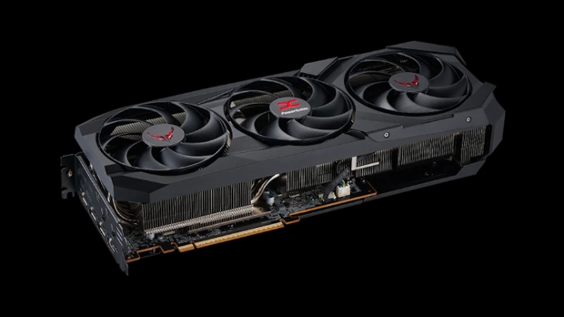 The 9070 GRE would sit underneath existing RDNA 4 graphics cards like the PowerColor Red Devil (Image Credit: PowerColor)