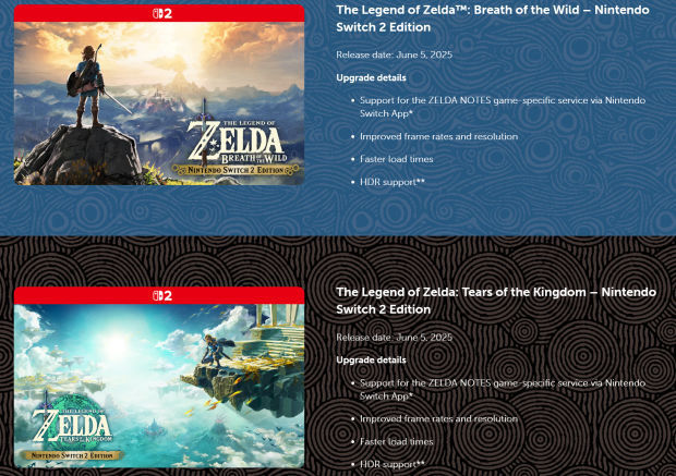 Zelda Tears of the Kingdom runs at 4K 60FPS on Switch 2, HDR and fast loading also confirmed 2