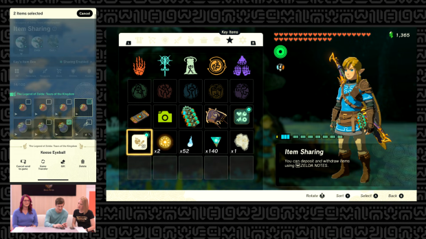 Zelda Notes lets you share items with friends online in Tears of the Kingdom 1
