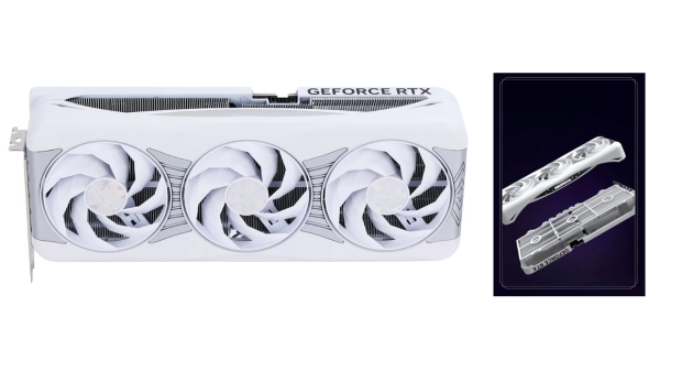GALAX's new GeForce RTX 50 Series GPU features a magnetic removable shroud 3