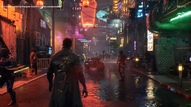Blade Runner-inspired Cyber Streets Unreal Engine 5 tech demo shows RT versus dynamic lights