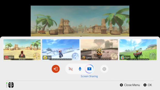 Nintendo explains low frame rate for Switch 2 GameChat screen sharing 1656565