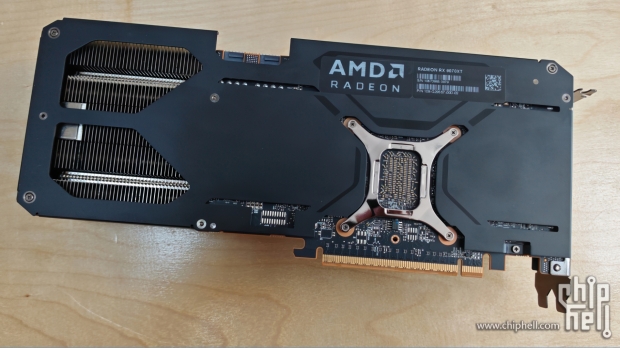 AMD's reference Radeon RX 9070 XT GPU design, image credit: Chiphell forums.