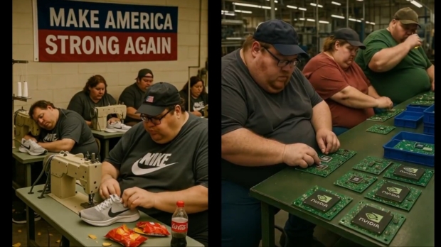 China releases another video mocking fat Americans, names NVIDIA, Tesla, Apple 96396