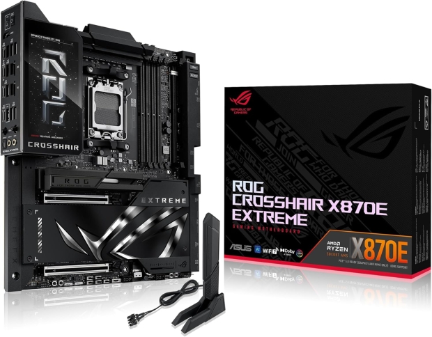ASUS ROG Crosshair X870E Extreme mobo launched: costs $1400, sports Vapor Chamber SSD cooler