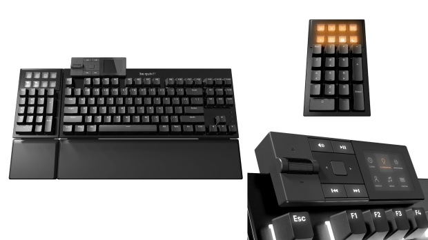 be quiet!'s new premium Dark Mount keyboard features a hot-swappable Numpad and Media Dock 4