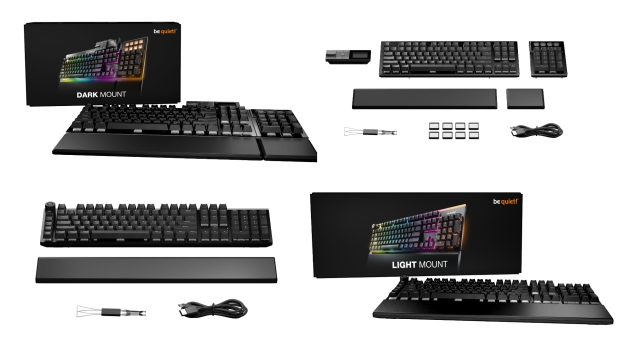be quiet!'s new premium Dark Mount keyboard features a hot-swappable Numpad and Media Dock 5