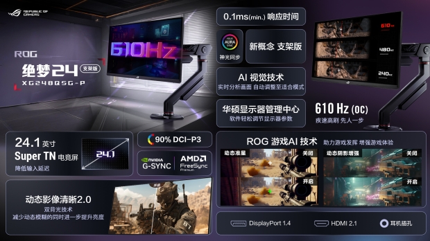 ASUS unveil a 610Hz gaming monitor designed for a single purpose 6516565