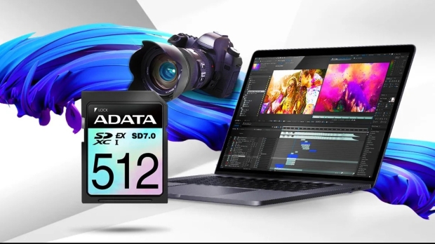 ADATA reveals industry's first SD Express 8.0 card: 512GB capacity, up to 1.6GB/sec read speeds