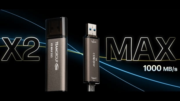 TEAMGROUP X2 MAX looks like a USB thumb drive - it's a fast, portable SSD