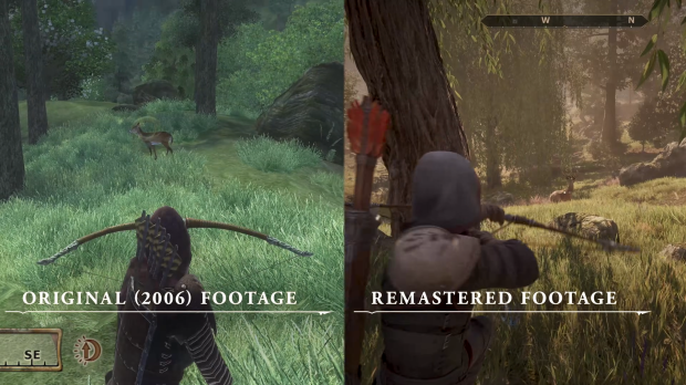 Oblivion Remastered versus original 2006 game officially showcased 2011