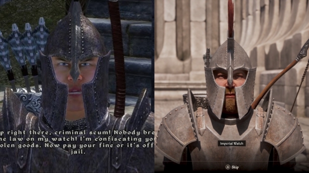 Oblivion Remastered versus original 2006 game officially showcased